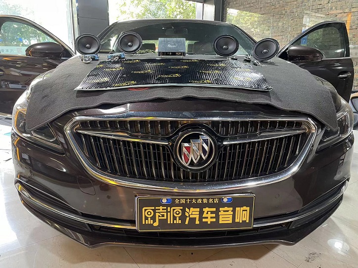 別克君越汽車音響改裝，南昌汽車隔音升級(jí)，原聲源汽車影音