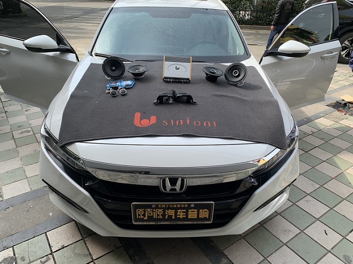 本田雅閣汽車音響改裝，隔音降噪，南昌原聲源汽車音響